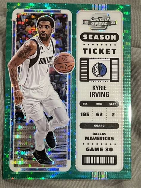 Kyrie Irving Panini Contenders Ptico Verde Pulsar Prizm