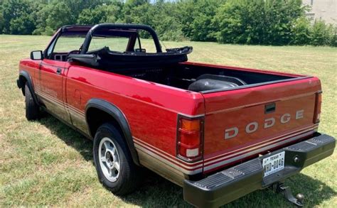 Convertible Pickup: 1989 Dodge Dakota Sport | Barn Finds