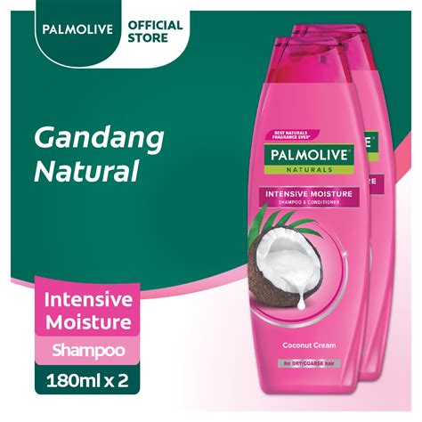 Palmolive Naturals Intensive Moisture Shampoo 180ml Pack Of 2 DynaMart