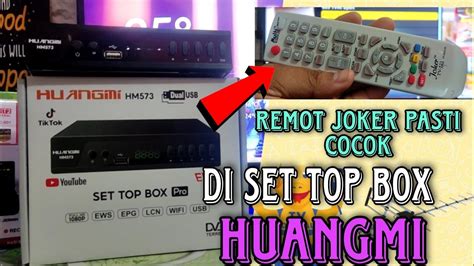 Remot Joker Untuk Stb Huangmi Remot Serbaguna Tv Digital Setting