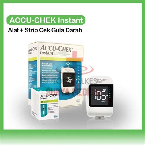 Jual Accu Chek Instant Test Strip Alat Cek Gula Darah Accu Check