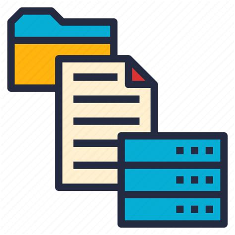 Business Collection Data Database File Information Source Icon