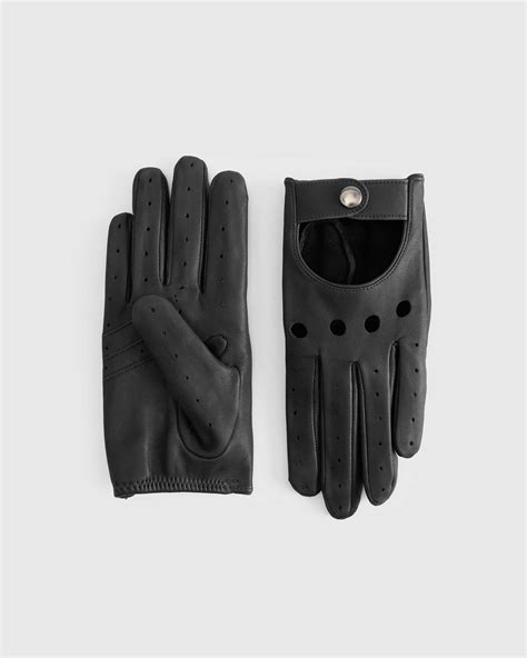 leather glove women