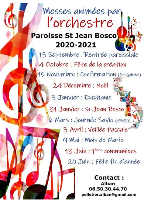 Lorchestre Et La Chorale Paroisse Jean Bosco Paris