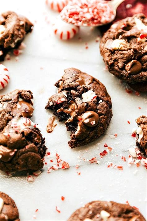 Peppermint Bark Brownie Cookies Chelsea S Messy Apron