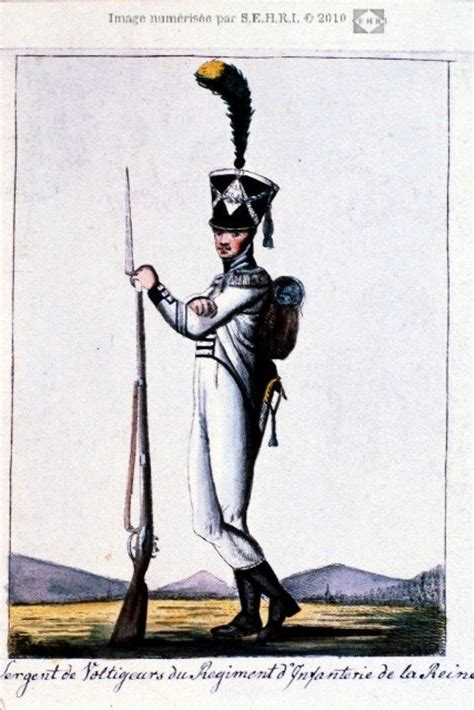 voltigeur du régiment d infanterie de la Reine Westphalie Westphalia