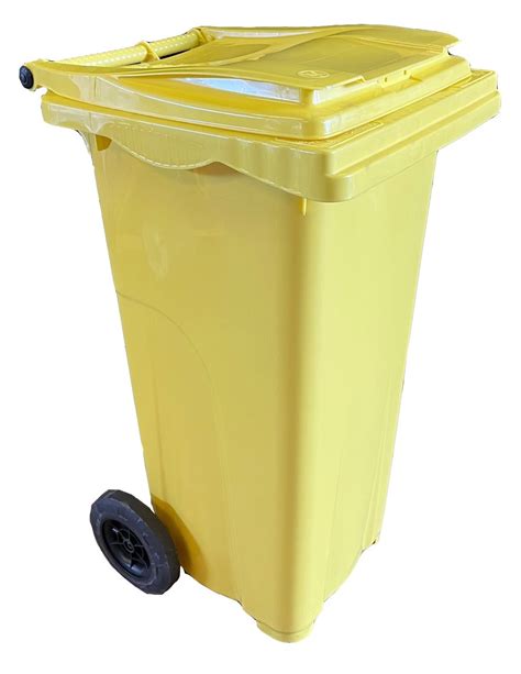 120 Litre Mobile Industrial Wheelie Bin Solent Plastics