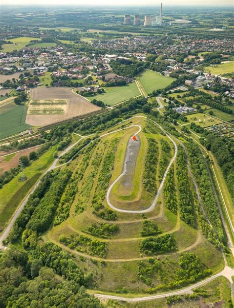 Hamm Von Oben Gel Nde Der Ehemaligen Bergbau Halde Kissinger H He In