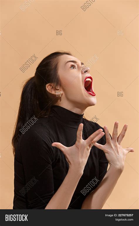 Screaming Hate Rage Image And Photo Free Trial Bigstock