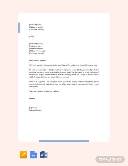 21 Formal Letters In Word Free Premium Templates