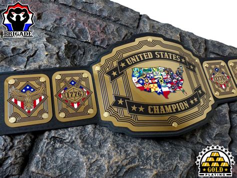 United States Champion Belt - Legend Series - Gold