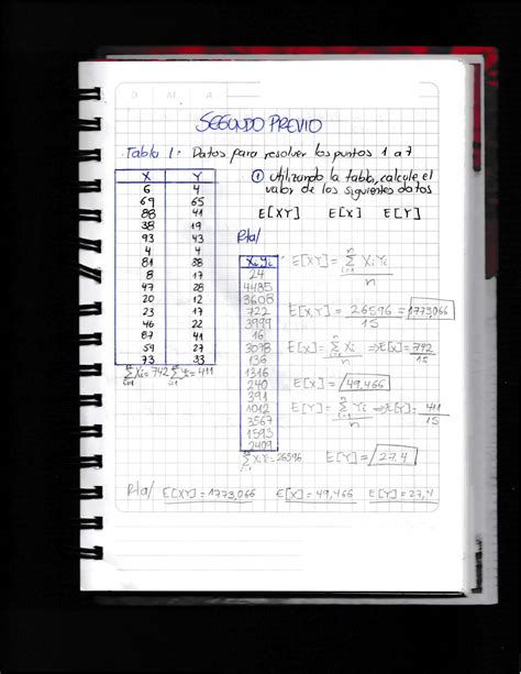 Segundo Previo Estadistica Correlacion ñk ffi 6 lllru lo hLb