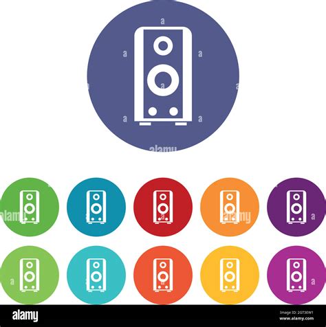 Sound System Speaker Stock Vector Images Alamy