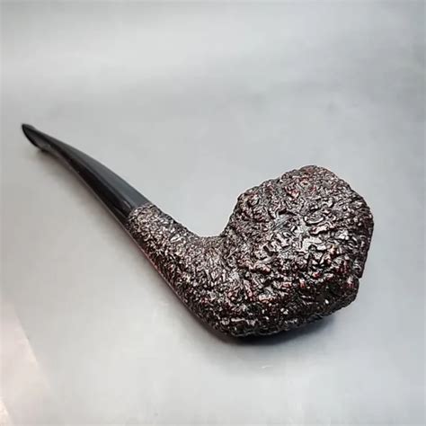 Castello Sea Rock G Slightly Bent Rhodesian Estate Briar Pipe Italian