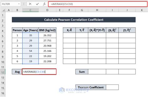 How To Calculate Pearson Correlation Coefficient In Excel Methods