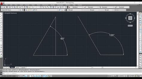 Angle Command In Autocad How To Draw Line With Angle In Autocad