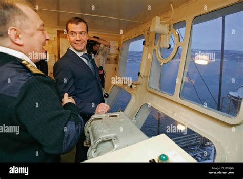 January 11 2008 Ship captain Vladimir Voitikh left and Russia s First ...
