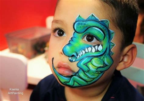 Face Paintings Snakes Dinos Crocs Creepy Fantasy Crawlers