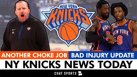 Concerning Knicks Injury News On Julius Randle Og Anunoby Knicks