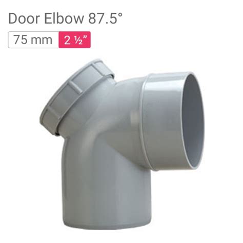 Star Swr Drainage Door Elbow 87 5° 75mm 2 50inch Isi P Mykit Buy Online Buy Star Elbow Online