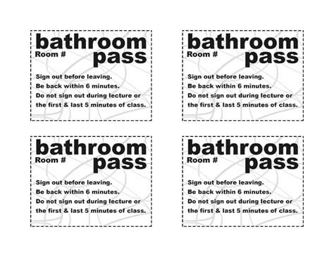 8 Bathroom Pass Ideas For A Smart And Simple Classroom The Big Ideas Educator