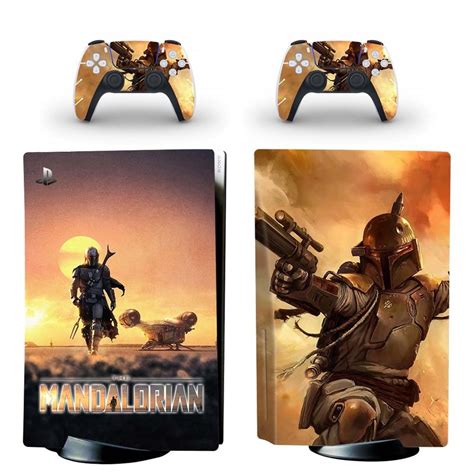 Estilo Mandaloriano PS5 Digital Edition PlayStation 5 Skin Adesivo