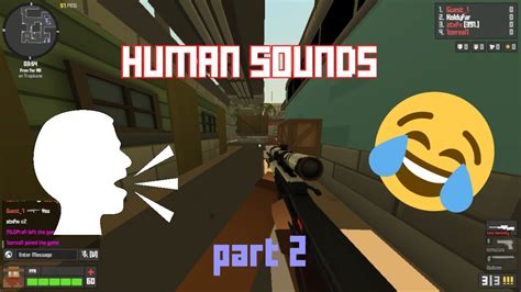 Krunker With Human Sounds Part Krunker With Mods Youtube