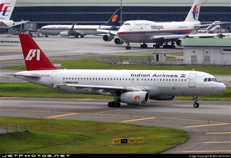 Vt Esh Airbus A Indian Airlines Michael Karch Jetphotos