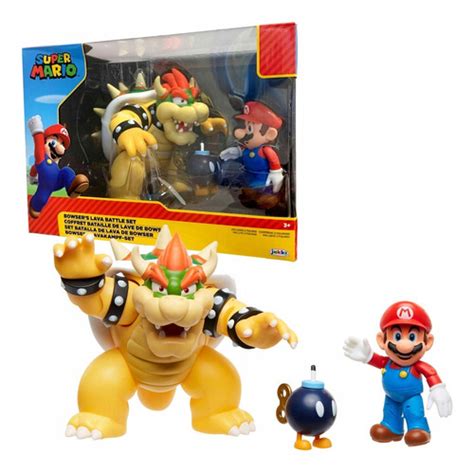 Mu Eco Super Mario Vs Bowser Set Batalla De Lava Original