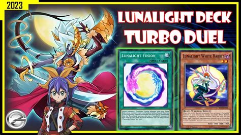 Yugioh Duel Links Lunalight Deck Turbo Duel Gameplay August 2023