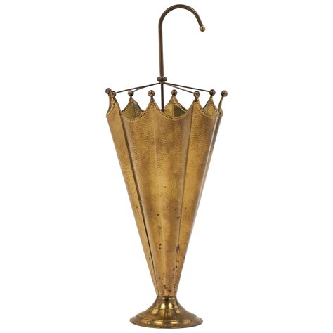 Vintage French Brass Umbrella Stand For Sale At 1stdibs