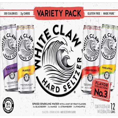 Buy White Claw Variety Pack 3 12pk 12oz Can Online Ramsey Wine And