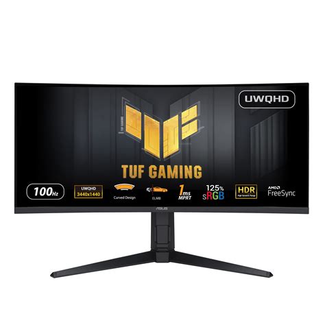 Buy Asus Tuf Gaming Vg Vqel A Curved Gaming Monitor Inch Uwqhd