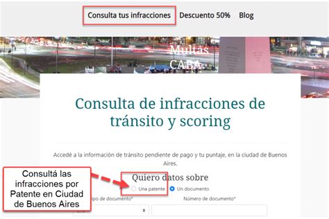 Gu A Completa Para Consultar Infracciones En Caba Por Patente Paso A