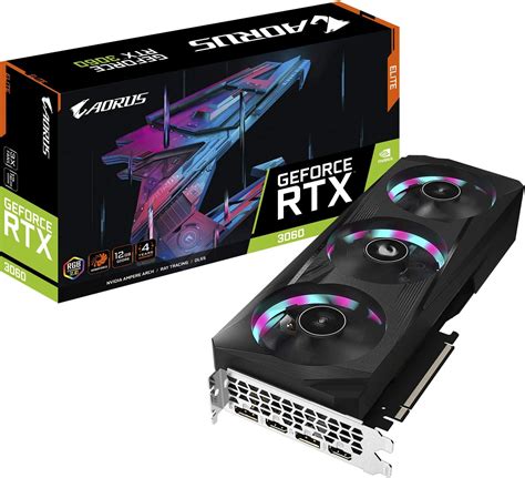 Gigabyte PLACA DE VIDEO GEFORCE RTX 3060 AORUS ELITE 12GB GDDR6 192BIT