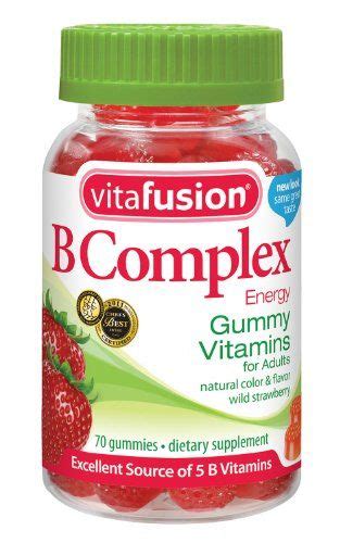 Vitafusion B Complex Gummy Vitamins For Adults 70 Gummies Bottle