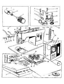 158150 Kenmore Mechanical Sewing Machine Parts Free Repair Help