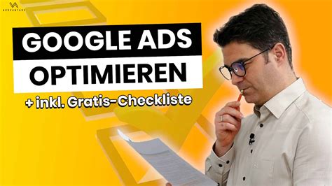 Google Ads Optimieren Mit Einer Klaren Google Ads Checkliste