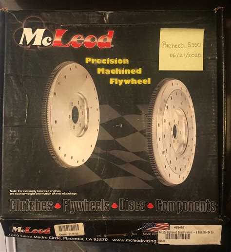 New Jersey - McLeod Racing Lightened Steel Flywheel; 8 Bolt (15-17 GT) | 2015+ S550 Mustang ...