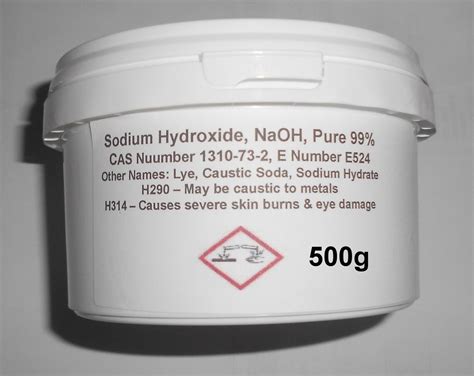 G Lye Caustic Soda Sodium Hydroxide Pure Naoh Food Grade Etsy