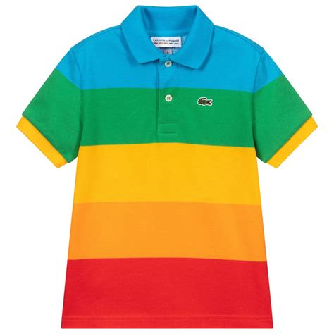 Lacoste - Rainbow Polo Shirt | Childrensalon Outlet