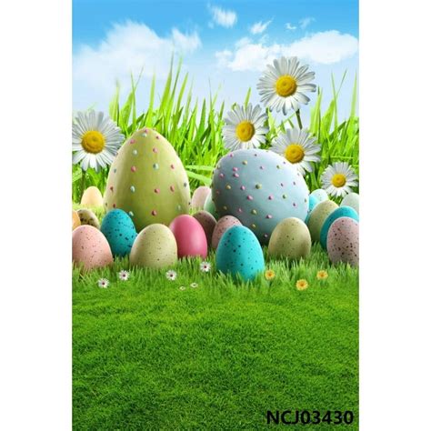 Spring Easter Backdrops Landscape Flowers Leaf Foliage Grassland Bokeh