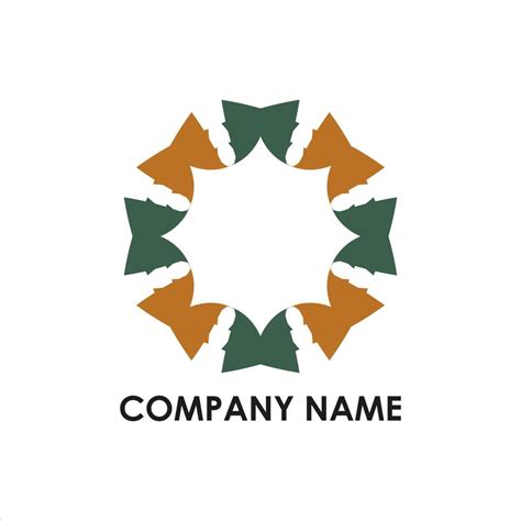 company logo with abstract shape 11063279 Vector Art at Vecteezy