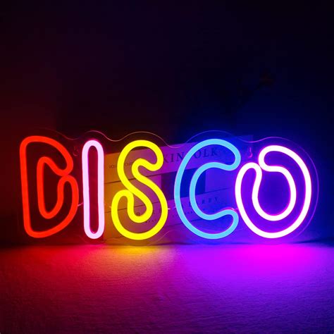 Lucunstar Disco Neon Signled Neon Light For Wall Decor