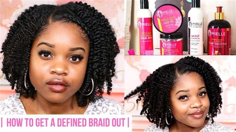 How Did I Get Such A Defined Braid Out W Mielle Organics Products Youtube