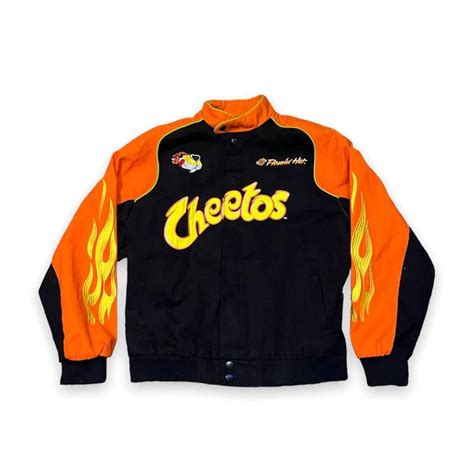 Flaming Hot Cheetos Racing Jacket Size L Depop