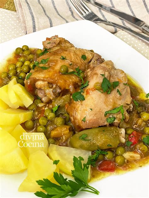 Pollo A La Jardinera Receta De DIVINA COCINA