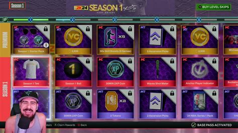 NBA 2K24 ALL SEASON BATTLE PASS REWARDS REVEALED 42 OFF