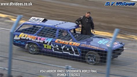 341 Andrew Jones L World Final Banger Racing Ipswich In Car Video