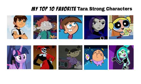 My Top 10 Favorite Tara Strong Characters by angelgamer456 on DeviantArt